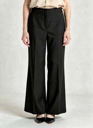 Pantalon large tissage popeline taille normale noir RIANI femme