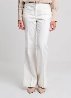 Pantalon flare stretch taille normale blanc BARBARA BUI femme