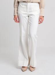 Pantalon flare stretch taille normale blanc BARBARA BUI femme