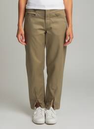 Pantalon droit stretch taille normale vert HIGH femme