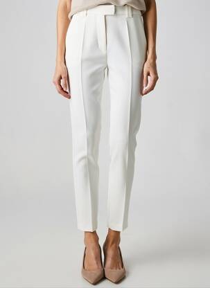 Pantalon slim taille haute taille haute beige BARBARA BUI femme