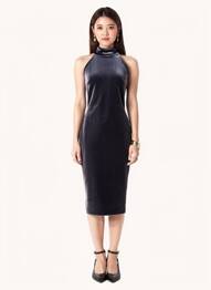 Robe mi-longue sans manche sans manche gris CHIARA BONI femme