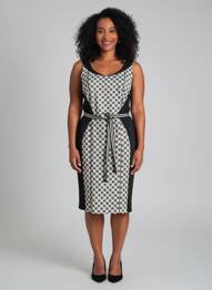 Robe mi-longue sans manche sans manche noir LAUREL femme