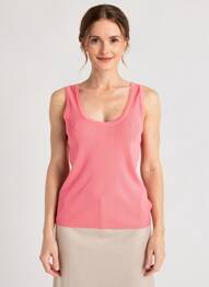 Top stretch sans manche rose RRD (ROBERTO RICCI DESIGNS) femme