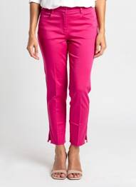 Pantalon 7/8 taille élastique violet EAST DRIVE femme