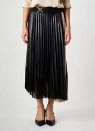 Jupe longue coupe évasée noir ELISA CAVALETTI femme
