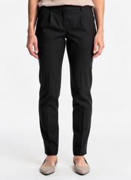 Pantalon slim stretch taille normale noir PIER BÉ femme