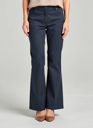Pantalon flare taille normale taille normale bleu JOCAVI femme