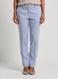 Pantalon slim poches taille haute bleu PIER BÉ femme