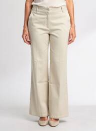 Pantalon flare taille basse taille basse beige ARMOR LUX femme