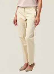 Pantalon chino taille basse taille basse beige ARMOR LUX femme