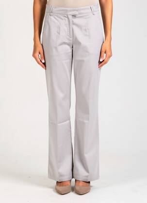 Pantalon flare taille élastique taille basse gris LEWINGER femme
