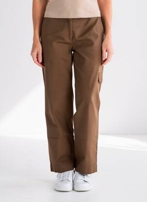 Pantalon cargo coupe droite taille normale marron ARMOR LUX femme