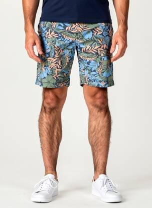Bermuda taille élastique taille normale bleu PIERRE CARDIN homme