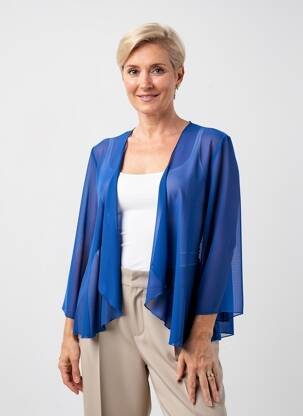 Gilet manches longues manches 3/4 rose GREGORY PAT femme