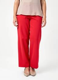Pantalon droit taille normale taille normale rouge GREGORY PAT femme