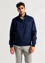 Blouson finition intérieure doublure imprimée bleu TEDDY SMITH homme