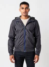 Coupe-vent finition intérieure doublure satiné a capuche gris TEDDY SMITH homme