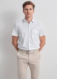 Chemise manches courtes poches bleu KAPORAL homme