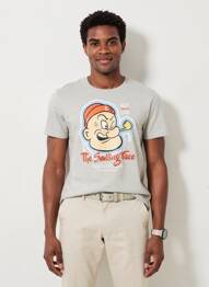 T-shirt coupe cintrée manches courtes gris RITCHIE homme