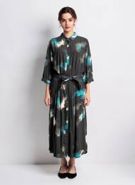 Robe longue manches longues manches longues noir RAGWEAR femme
