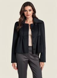 Veste casual finition intérieure doublée noir PEOPLE'S MARKET femme
