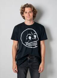 T-shirt coupe cintrée manches courtes noir CHEAP MONDAY homme