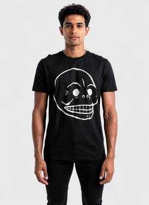 T-shirt coupe cintrée manches courtes noir CHEAP MONDAY homme