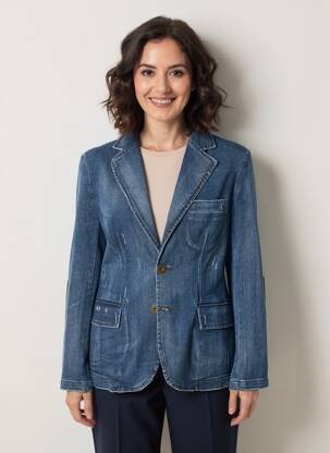 Blazer poches bleu SECTION URBAINE femme