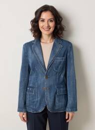 Blazer poches bleu SECTION URBAINE femme