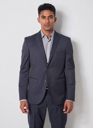 Blazer coupe cintrée bleu GUESS BY MARCIANO homme
