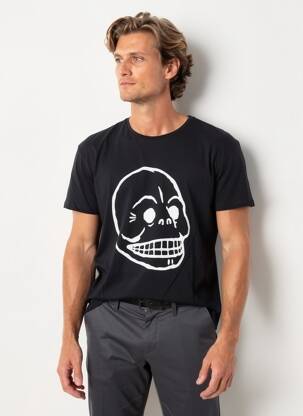 T-shirt coupe cintrée manches courtes noir CHEAP MONDAY homme