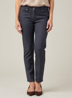 Pantalon slim tissage popeline taille normale bleu CHEAP MONDAY femme