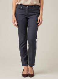 Pantalon slim tissage popeline taille normale bleu CHEAP MONDAY femme
