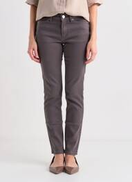 Pantalon slim tissage enduit taille normale violet CHEAP MONDAY femme