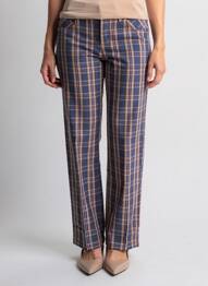 Pantalon droit stretch taille normale bleu CHEAP MONDAY femme