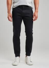 Pantalon chino stretch taille normale noir GAUDI homme
