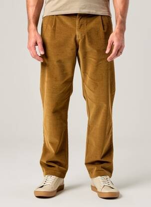 Pantalon chino poches taille normale marron FARAH VINTAGE homme