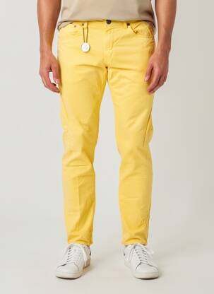 Pantalon slim stretch taille normale jaune IMPERIAL homme