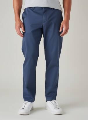 Pantalon chino stretch taille normale bleu XAGON MAN homme