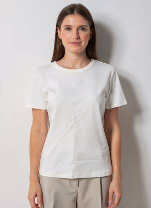 T-shirt stretch manches courtes blanc GRACE & MILA femme