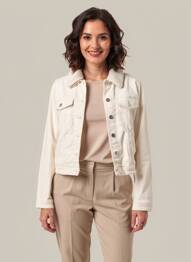 Veste casual coupe droite blanc STREET ONE femme