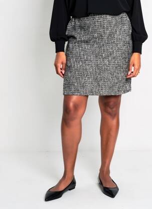 Jupe courte poches noir STREET ONE femme