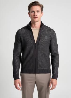 Gilet manches longues manches longues noir STREET ONE homme