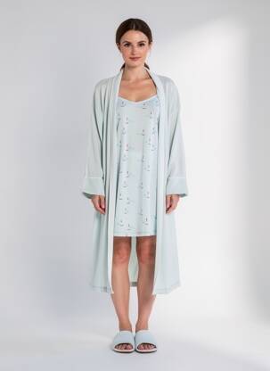 Nuisette/combinette stretch bleu ARTHUR femme