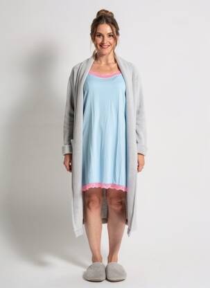 Nuisette/combinette stretch bleu ARTHUR femme