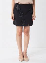 Jupe courte doublure noir Y.A.S femme