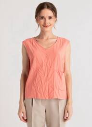 Top sans manche sans manche rose NICE THINGS femme