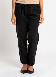 Pantalon droit stretch taille normale noir JDY femme
