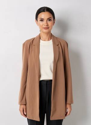 Blazer manches longues marron JDY femme